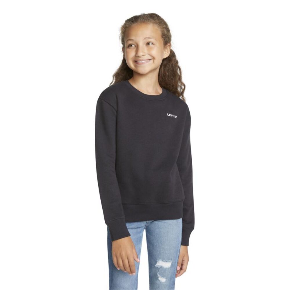 Levis Big Girls Logo Crew Neck Sweatshirt